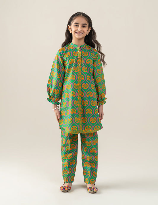 2 PIECE PRINTED SUIT