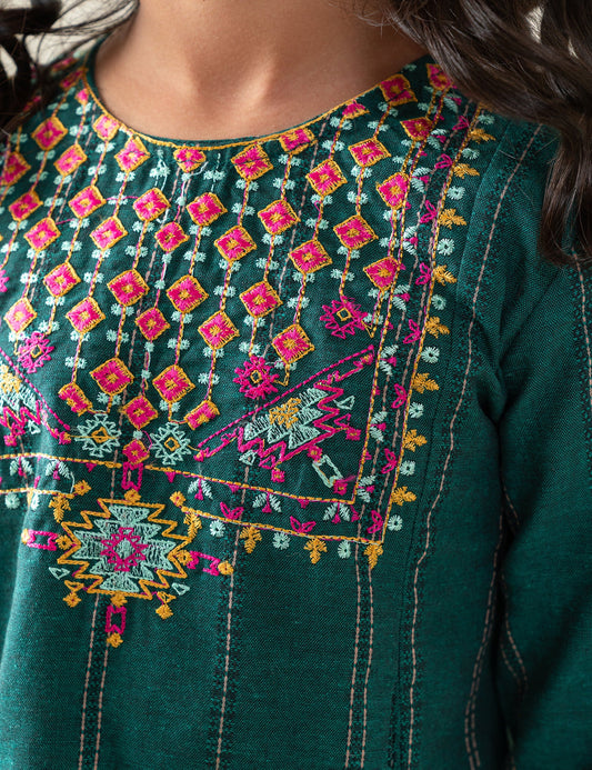 2 PIECE ETHNIC EMBROIDERED SUIT