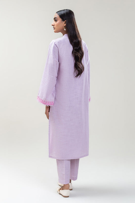 2 PIECE EMBROIDERED TWO WAY SLUB SUIT (PRET)