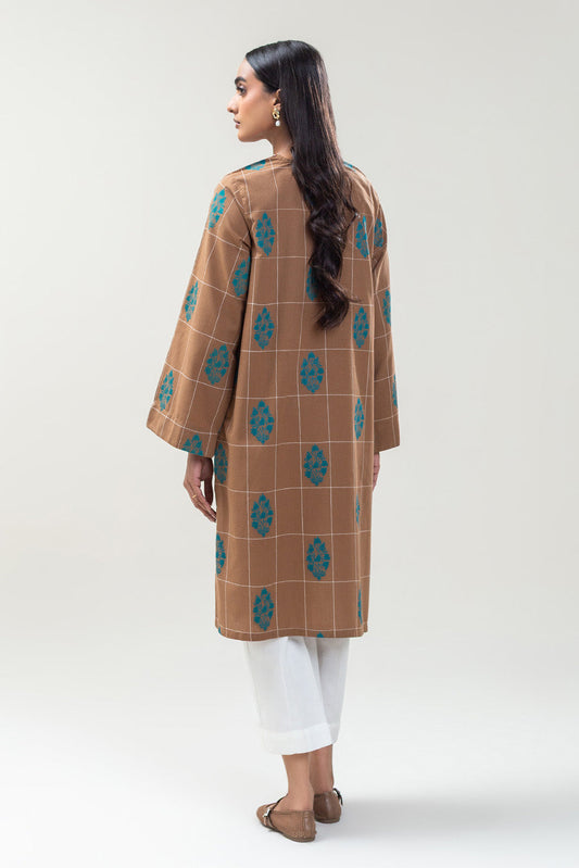 EMBROIDERED JACQUARD SHIRT (PRET)